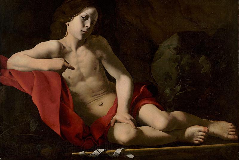CARACCIOLO, Giovanni Battista The Young Saint John in the Wilderness Spain oil painting art